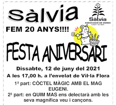 Sàlvia cel.lebra els 20 anys