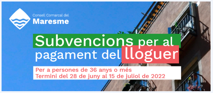 Subvencions pel Pagament de Lloguers